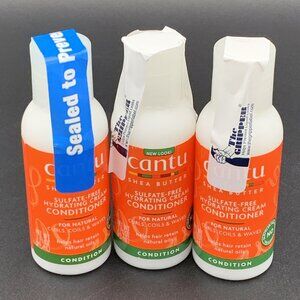 Cantu Shea Butter Sulfate-Free Hydrating Cream Conditioner 3 Fl‎ Oz (89 mL)